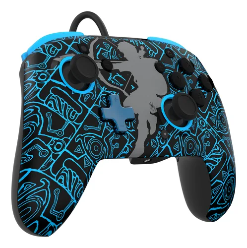 PDP Rematch Wired Controller 500-134-SKSG NSW,Shoot,Glow in the Dark