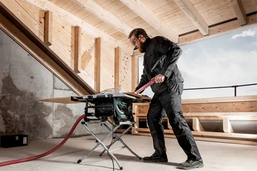 Metabo Tischkreissäge TS 254 M - Ausstattung: Ohne Zubehör - Für Material: Holz - Betriebsart: Netzbetrieb - Produktkategorie: Tischkreissäge - Set: Nein - Akkusystem: Keine