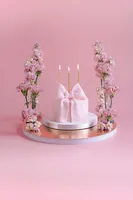 PARTYDECO Geburtstagskerzen 14cm SCD-4-019 gold 12 Stück