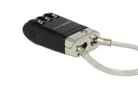 Navilock Sicherheitsschloss USB mit Zahlencode - Produkttyp: USB Schloss - Verschlusssystem: Zahlencode - Schlossart: Zahlenschloss - Set: Nein