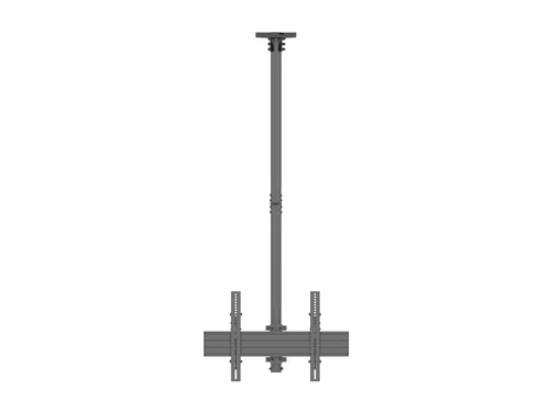 Multibrackets Deckenhalterung MBC1U Professional - Detailfarbe: Schwarz - Eigenschaften: 2-Sektionen - Deckenmontage - Modular erweiterbar - Neigbar - Maximale Bildschirmgrösse: 75  - Maximale Tragkraft: 50 kg