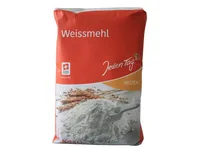 Webstar Weissmehl 1 kg - Produkttyp: Mehl - Nährwertangabe pro: 100 g - Energiegehalt (in kj): 1390 KJ - Energiegehalt (in kcal): 332 Kcal - Fett: 1 g - Gesättigte Fettsäuren: 0.5 g