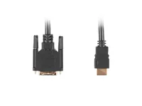 LANBERG HDMIM->DVI-DM181 Kabel 1,8m 60Hz Single sw