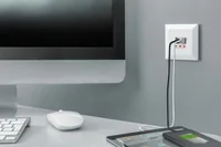 Digitus Socket with USB A & USB-CTM Ports, flush mounted