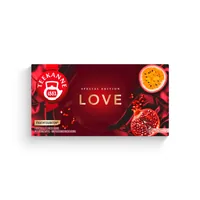 Teekanne Teebeutel Love 20 Stück - Teesorte/Infusion: Früchtetee - Zertifikate: Keine Zertifizierung - Packungsgrösse: 20 Stück - Fairtrade: Nein - Teeform: Teebeutel - Bio: Nein