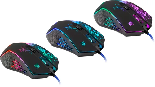 Gaming, optic, wired mouse  DEFENDER GM-933 SIN'SISTER 7200dpi 6P RGB