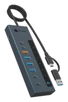 Hub 9-in-1 Hub IcyBox USB 3.2 mit Type-CType-A Anschluss