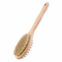 MSV Körperbürste mit langem Stiel 32 cm, Braun - Zertifikate: Keine Zertifizierung - Anwender: Erwachsene - Körperbereich: Alle Körperbereiche - Geeignete Hauttypen: Alle Hauttypen