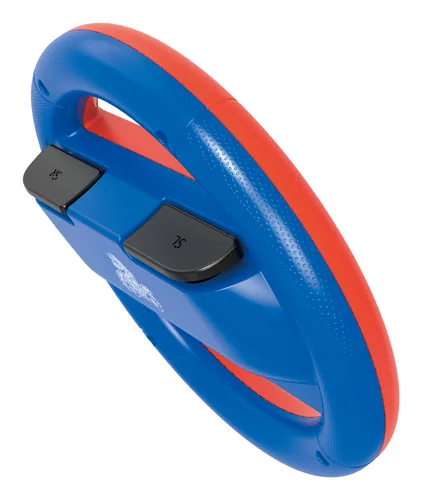 Hori Lenkrad Mario Kart Wheel Attachment – Mario [NSW2/NSW] Rot - Plattform: Nintendo Switch - Nintendo Switch 2 - Verbindungsmöglichkeiten: Keine - Controller Typ: Lenkrad - Detailfarbe: Blau - Rot