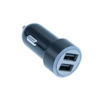 MediaRange Kfz-Ladegerät 3100mA 2x USB-A schwarzsilber