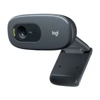 Logitech Webcam HD C270 HD 720p, Belichtungskorrektur - Eingebautes Mikrofon: Ja - Schnittstellen: USB 2.0 - Webcam Auflösung: 1280 x 960