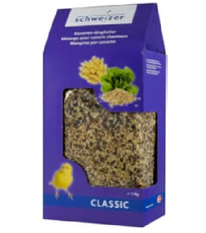 Eric Schweizer Ziervogelfutter Kanarien-Singfutter, 1 kg - Packungsgrösse: 1 kg - Tierart: Ziervogel - Saison: Alljahresfutter - Produkttyp: Hauptfutter