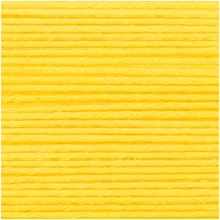 Rico Design Wolle Creative Ricorumi DK 25 g, Gelb - Packungsgrösse: 1 Stück - Länge: 57.5 m - Material: Baumwolle - Detailfarbe: Gelb - Waschbar bei: 30 °C - Nadelstärke: 3 mm - 4 mm