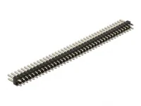 Stiftleiste 40 Pin, Rastermaß 2,54 mm, 2-reihig, gerade, 5 Stück