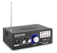 Fenton Stereo-Verstärker AV360BT - Signalverarbeitung: Analog - Impedanz: 8 ? - Endstufenklassen: Andere - Endstufentyp: 2-Kanal - Eigenschaften: Stereo - Equalizer - Anwendungsbereich: Andere