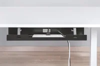 CABLE MANAGEMENT TRAY UNDER-DESK BLACK