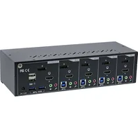 InLine 62644I KVM switch Black, Grey