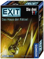 Kosmos Kennerspiel EXIT: Die Drei ??? Haus der Rätsel - Sprache: Deutsch - Kategorie: Kooperationsspiel - Deduktion - Altersempfehlung ab: 10 Jahren - Spieldauer: 45 min - Min. Anzahl Spieler: 1 - Max. Anzahl Spieler: 4