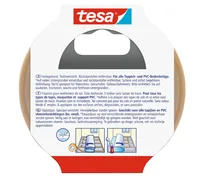 tesa Verlegeband rückstandsfrei 50 mm x 10 m, Transparent - Breite: 50 mm - Länge: 10 m - Art: Doppelseitiges Klebeband - Klebehaftung: Beidseitig - Detailfarbe: Transparent