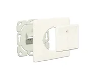 DELOCK Keystone Anschlussdose 2-Port kompakt