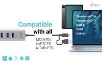 I-TEC USB-C - Charging - Metal - HUB - 7 Port - without power adapter