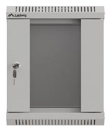 LANBERG 10"" 6U 300x300 Wandgehäuse Glastür FlatPack gr