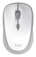Trust Maus YVI+ Weiss - Maus-Typ: Standard - Bedienungsseite: Universal - Maus Features: Scrollrad - Umschaltbare DPI-Auflösung - Detailfarbe: Weiss - Schnittstelle: USB-A - Verbindungsart: Kabellos