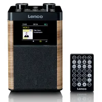 Lenco DAB+ Radio PDR-060WD Schwarz/Weiss - Radio Tuner: FM - DAB+ - Stromversorgung: Akkubetrieb - Detailfarbe: Weiss - Schwarz - Ausstattung: Micro-SD-Slot - Display - Weckfunktion - Fernbedienung - Lautstärkeregler - Typ: Tischradio