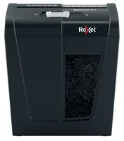 Rexel Aktenvernichter Rexel Secure S5, bis zu 5 Blatt - Vernichtbare Aktentypen: Papier - Heftklammern - Büroklammern - Schnittart: Streifenschnitt - Sicherheitsstufe: 2 - Schnittausgabe: 6 mm - Blattkapazität: 5 Seiten - Zufuhrautomatik: Ja