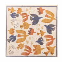 Bloomingville Papierservietten Anniversary 33 cm x 33 cm, 20 Stück - Material: Papier - Grösse: 33 cm x 33 cm - Produkttyp: Papierservietten - Motiv: Vogel - Detailfarbe: Mehrfarbig - Anzahl Lagen: 3