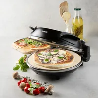 Domo DO9285PZ pizza maker/oven 1 pizza(s) 1200 W Black
