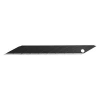 NT Cutter Ersatzklinge BA-15P 9 mm, Schwarz, 10 Stück - Detailfarbe: Silber - Schwarz - Klingenform: Spitzwinklige Klinge - Klingenlänge: 72 mm - Klingenbreite: 9 mm
