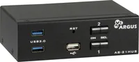 Inter-Tech IPC KVM Switch AC-21HUS HDMI, 4K60Hz