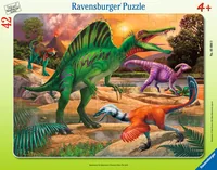 Ravensburger Puzzle Spinosaurus 42 Teile - Motiv: Tiere - Altersempfehlung ab: 4 Jahren - Tiefe: 0.5 cm - Breite: 37.3 cm - Effekte: Grosse Puzzleteile - Nachhaltigkeit: FSC®