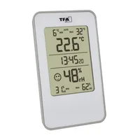 TFA-Dostmann 30.5057.02 hygrometer/psychrometer Indoor Electronic hygrometer Silver, White