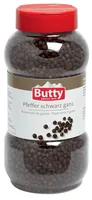 Butty Gewürz Schwarzer Pfeffer ganz 500 g - Produkttyp: Pfeffer - Ernährungsweise: Vegetarisch - Produktionsland: Frankreich - Zertifikate: Keine Zertifizierung - Packungsgrösse: 500 g - Fairtrade: Nein