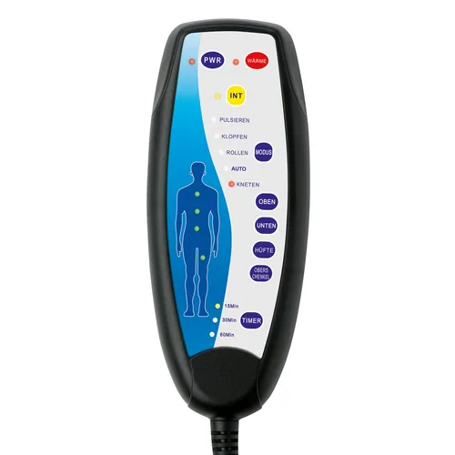VITALmaxx Massagesitzauflage 5-Zonen - Produkttyp: Massagesitzauflage - Detailfarbe: Schwarz - Körperbereich: Hüfte - Rücken - Oberschenkel - Nacken - Massageart: Perkussionsmassage - Wärmefunktion: Ja - Vibrationsfunktion: Ja