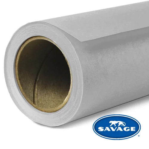 Savage Hintergrund Papier 1.35 x 11 m Focus Gray - 