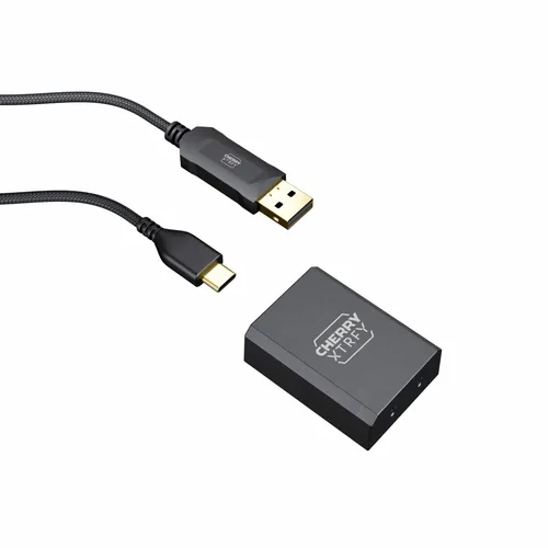 Cherry Gaming-Maus XTRFY M68 Pro Schwarz - Maus Features: Programmierbare DPI-Einstellung - Umschaltbare DPI-Auflösung - Seitliche Zusatztasten - Scrollrad - Bedienungsseite: Rechtshänder - Detailfarbe: Schwarz - Gewicht: 55 g - Verbindungsart: Kabellos -