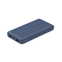 Belkin Powerbank Boost Charge 3-Port 10000 mAh - Akkutyp: Lithium-Ion (Li-Ion) - Akkukapazität: 10000 mAh - Detailfarbe: Blau - USB Ladeanschluss (Output): 3 - USB-C PD: Nein - Max. Output USB-C PowerDelivery: 0 W