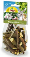 JR Farm Snack Natur Knabber Hölzer Apfelbaum, 100 g - Nagetierart: alle Kleinnagetiere - Zwergkaninchen - Verpackungsgrösse: 100 g - Tierart: Nager