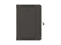 Lanberg WF03-5309-10B rack cabinet 9U Wall mounted rack Black