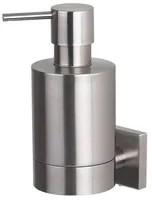 spirella Seifenspender Nyo 200 ml, Silber - Fassungsvermögen: 200 ml - USB-Schnittstelle: Nein - Detailfarbe: Silber matt - Sensor-Technik: Nein - Wandmontage: Ja