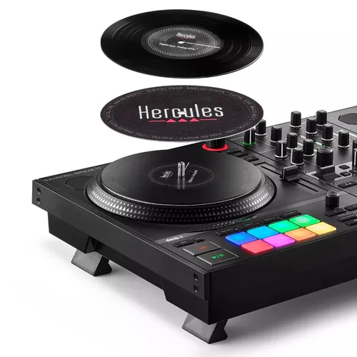 Hercules INPULSE T7 Vinyl scratcher Black