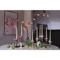 Star Trading LED-Stabkerzen Set Dinner Candy 2 pack, Warmweiss – Rosa - Betriebsart: Batteriebetrieb - Fernbedienung: Nein - Aussenanwendung: Nein - Höhe: 26 cm - Timerfunktion: Ja - Set: Ja