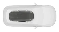 Thule Dachbox Motion 3 L Grau - Anzahl Skier: 5 - Anzahl Snowboards: 3 - Detailfarbe: Grau - Volumen: 450 l - Belastbarkeit: 75 kg