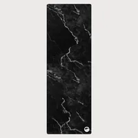 Luviyo All-In-One Yogamatte Black Marble - Breite: 61 cm - Nachhaltigkeit: Nicht angegeben - Länge: 178 cm - Sportart: Lifestyle - Farbe: Schwarz - Weiss - Dicke: 3 cm
