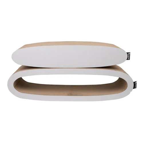 District 70 Kratzmöbel Oval Office - Höhe: 24 cm - Anzahl Liegeplätze: 1 × - Detailfarbe: Hellbraun - Tierart: Katze - Produkttyp: Katzenmöbel