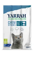 Yarrah Katzen-Kauartikel Bio Chewsticks Rind, Huhn & Fisch 15 g - Snackart: Sticks - Tierbedürfnis: Kein besonderes Bedürfnis - Packungsgrösse: 15 g - Produkttyp: Ergänzungsfutter - Fleischsorte: Fisch - Geflügel - Rind - Tierart: Katze