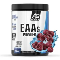 All Stars EAA Kirsche 420 g - Produktionsland: Deutschland - Anwendungszweck: Muskelaufbau - Regeneration - Einnahme: Nach Aktivität - Vor Aktivität - Nachhaltigkeit: Nicht angegeben - Gewicht pro Einheit: 420 g - Produkttyp: Aminosäure-Pulver